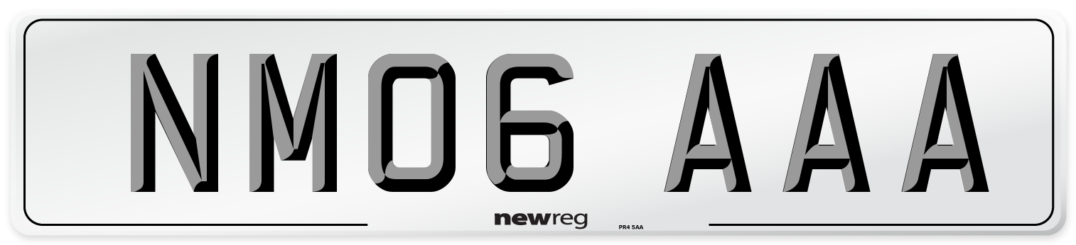 NM06 AAA Number Plate from New Reg